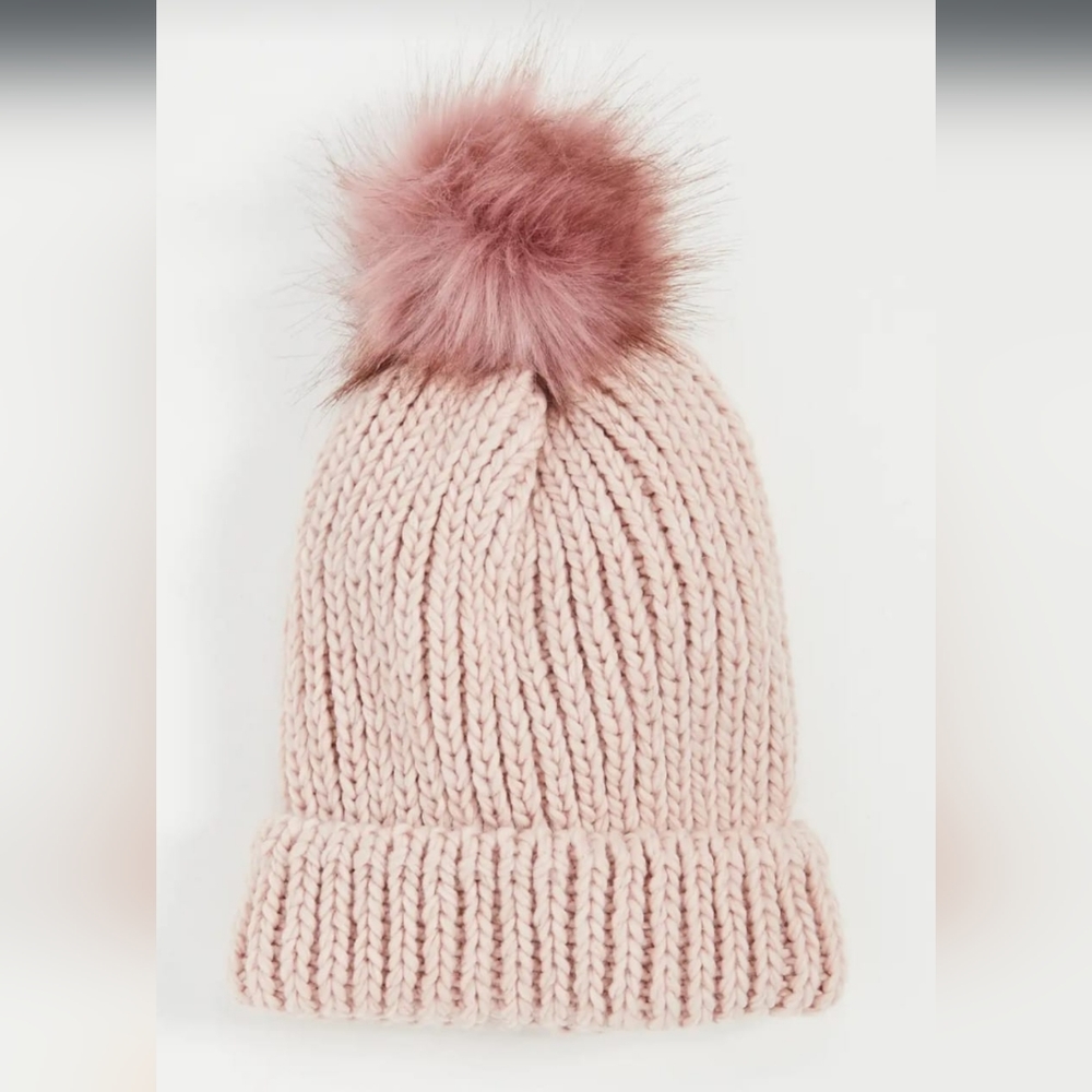Hat Attack - Bryce Hat pink Beanie pom-pom women